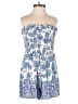 Jessica Simpson 100% Viscose Paisley Blue Romper Size S - photo 1