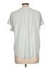 Ann Taylor LOFT 100% Polyester Ivory Short Sleeve Blouse Size L - photo 2