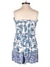Jessica Simpson 100% Viscose Paisley Blue Romper Size S - photo 2