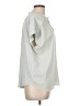 Ann Taylor LOFT 100% Polyester Ivory Short Sleeve Blouse Size L - photo 4