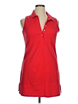 chinese dress ladies Nautica Womens Johnny Collar Short Sleeve Stripe Dress, Night Sky, X-Small  at Amazon Women's Clothing store