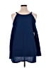 Rouge Blue Sleeveless Blouse Size 1X - photo 2