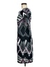 Cato Graphic Gray Casual Dress Size 8 - photo 5