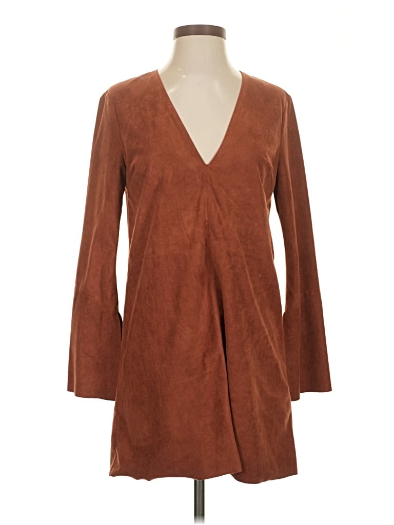 Pre-owned Astr Casual Dress In Brown