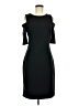 MICHAEL Michael Kors Solid Black Cocktail Dress Size M - photo 1
