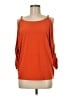 MICHAEL Michael Kors Orange 3/4 Sleeve Top Size M - photo 1