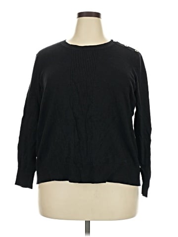 Liz Claiborne Long Sleeve Top (view 1)