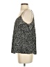 dalia 100% Polyester Hearts Black Sleeveless Blouse Size S - photo 5