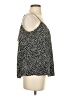 dalia 100% Polyester Hearts Black Sleeveless Blouse Size S - photo 4