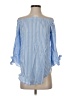 Unbranded Blue 3/4 Sleeve Blouse Size XS - photo 1