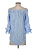 Unbranded Blue 3/4 Sleeve Blouse Size XS - photo 2