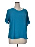 Ann Taylor LOFT 100% Polyester Teal Active T-Shirt Size XL - photo 1