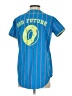 Odd Future Clothing 100% Polyester Blue Short Sleeve Blouse Size S - photo 2