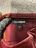 Express Solid Burgundy Jumpsuit Size 6 - photo 4