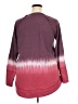 Unbranded Tie-dye Burgundy Sweatshirt Size 2X (estimated) - photo 2