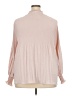 Cactus + Pearl 100% Polyester Pink Long Sleeve Blouse Size XXL - photo 2