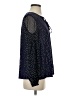 Boden Stars Blue Long Sleeve Blouse Size 2 - photo 4
