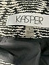 Kasper Chevron-herringbone Black Gray Blazer Size 4 - photo 6