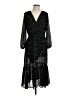 Point Sur 100% Polyester Stars Black Cocktail Dress Size 4 - photo 1