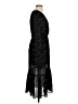 Point Sur 100% Polyester Stars Black Cocktail Dress Size 4 - photo 4