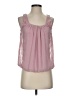 Logix 100% Polyester Pink Sleeveless Blouse Size S - photo 1