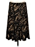 Chaps Animal Print Gold Casual Skirt Size S - photo 1