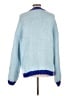 Unbranded 100% Acrylic Color Block Blue Cardigan Size L - photo 2