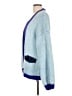 Unbranded 100% Acrylic Color Block Blue Cardigan Size L - photo 5