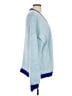 Unbranded 100% Acrylic Color Block Blue Cardigan Size L - photo 4