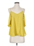 ASOS 100% Polyester Yellow Tank Top Size 4 - photo 1