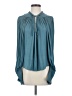 Rebecca Taylor Teal Long Sleeve Blouse Size S - photo 1