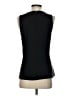 Ann Taylor 100% Polyester Black Sleeveless Blouse Size S - photo 2