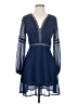 Shein 100% Polyester Blue Cocktail Dress Size S - photo 1