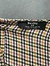 Bershka Houndstooth Gray Tan Long Sleeve Blouse Size M - photo 7