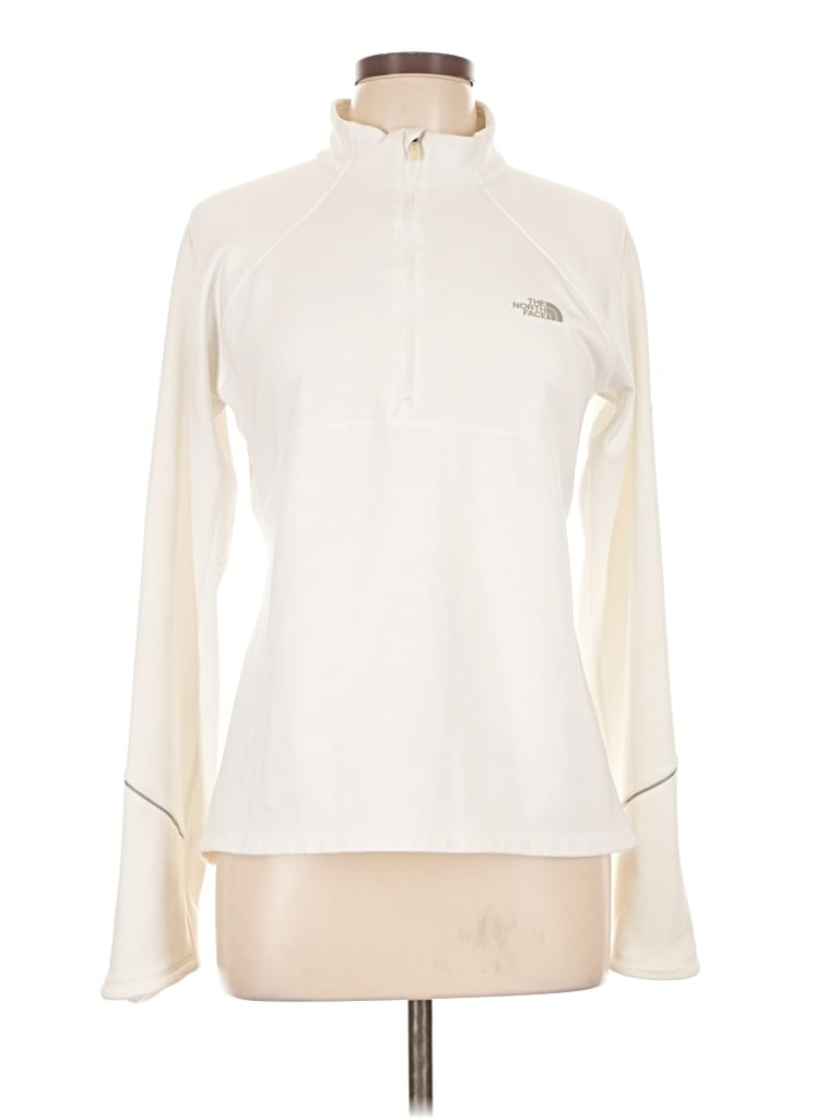 Pre-owned The North Face Fleece Jacket In White