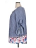 Unbranded 100% Rayon Blue 3/4 Sleeve Blouse Size 1X - photo 5