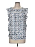 Tantrums 100% Polyester Blue Sleeveless Blouse Size M - photo 1