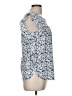 Tantrums 100% Polyester Blue Sleeveless Blouse Size M - photo 4