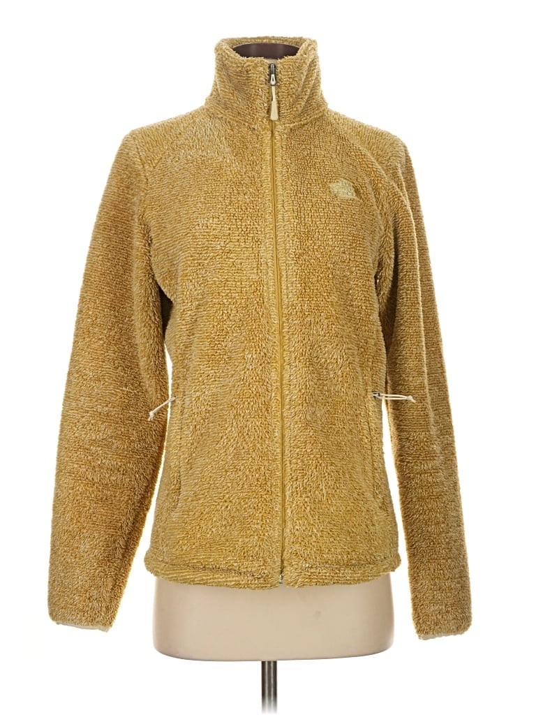Pre-owned The North Face Fleece Jacket In Gold