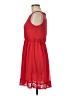 MAX 100% Polyester Solid Red Casual Dress Size UK 10 / US 6 - photo 5