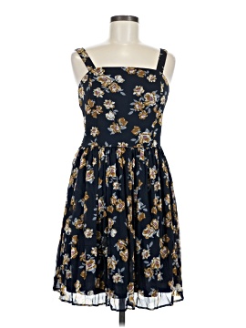 slim fit dress slacks Xhilaration Women's Floral Sleeveless Ruffle Strap Bra Cup Dress –  Biggybargains main image 0