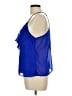 Charlotte Russe Blue Sleeveless Blouse Size L - photo 5