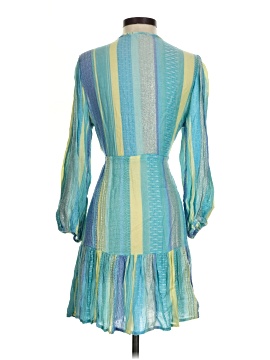 blue dress for baby girl Plus Size Empire Waist Flowy Midi Dress with Flutter Sleeves for Wedding  Guest main image 1