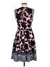 Adorne Print Blue Cocktail Dress Size 6 - photo 2