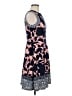 Adorne Print Blue Cocktail Dress Size 6 - photo 4