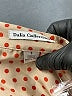 Dalia Collection 100% Polyester Polka Dots Orange Long Sleeve Blouse Size S - photo 7