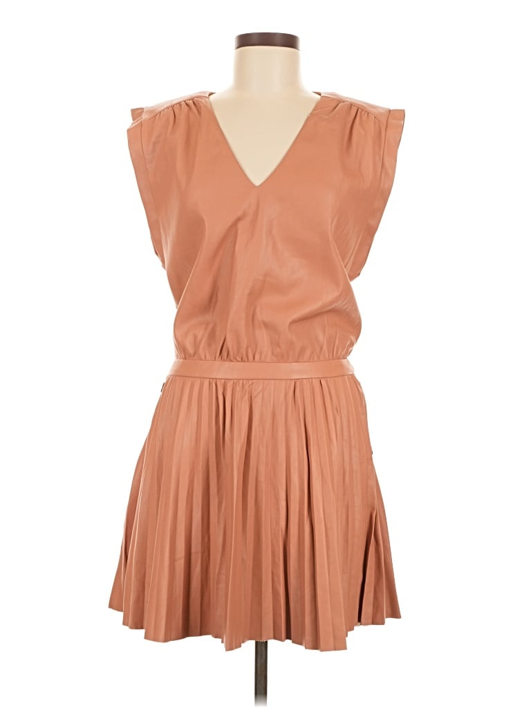 Pre-owned Ramy Brook Cocktail Dress In Tan