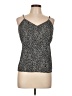 Nine West 100% Polyester Black Sleeveless Top Size L - photo 1