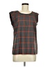 Merona 100% Polyester Gray Sleeveless Blouse Size M - photo 1