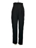Unbranded 100% Polyester Solid Black Casual Pants Size XXS (estimated) - photo 1